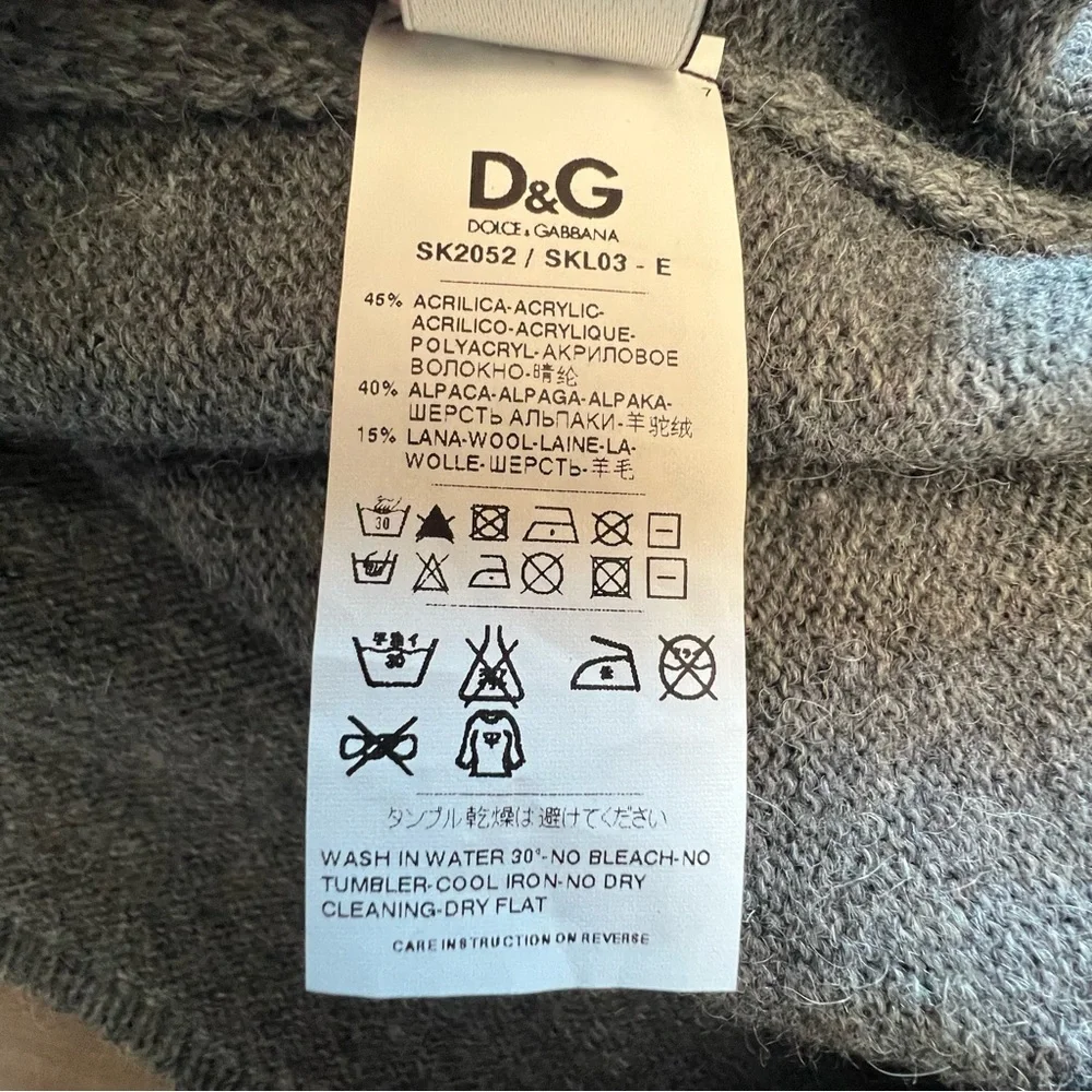 Dolce & Gabbana Alpaca Blend Dress 44 - Picture 7 of 8